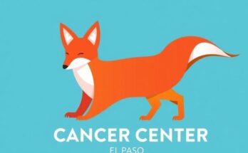 Logo Fox Cancer Center El Paso, simbol harapan dan perawatan kanker lokal.