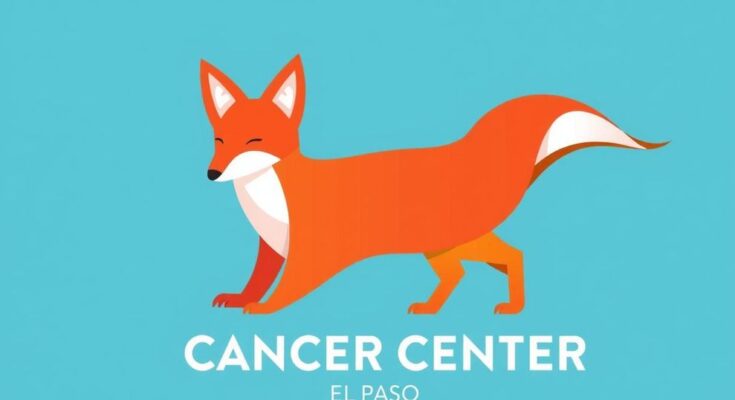 Logo Fox Cancer Center El Paso, simbol harapan dan perawatan kanker lokal.