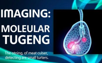 GPC3-targeted imaging agent showcases clear liver cancer detection with vibrant colors and high contrast.