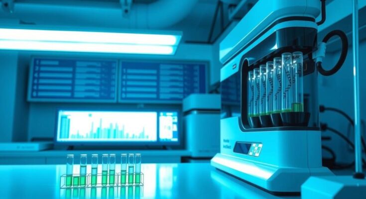 Alat pemantau penelitian tumor, duplikasi DNA dalam sampel darah untuk terapi kanker.