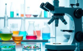 Penemuan gen SDR42E1 yang meningkatkan penyerapan vitamin D, latar belakang laboratorium ilmiah.