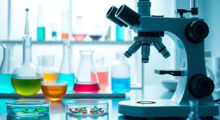 Penemuan gen SDR42E1 yang meningkatkan penyerapan vitamin D, latar belakang laboratorium ilmiah.