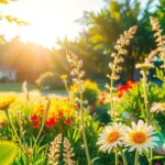 Raising awareness about sun protection and sunscreen use in a serene outdoor setting with bright sunlight.
